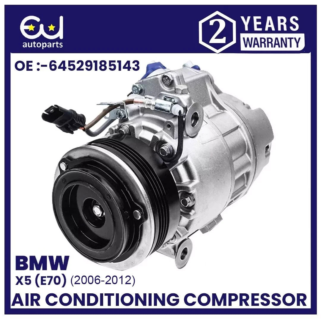AIR CONDITIONING AC COMPRESSOR PUMP FOR BMW X5 E70 30i 2006-10 3.0 64529185143