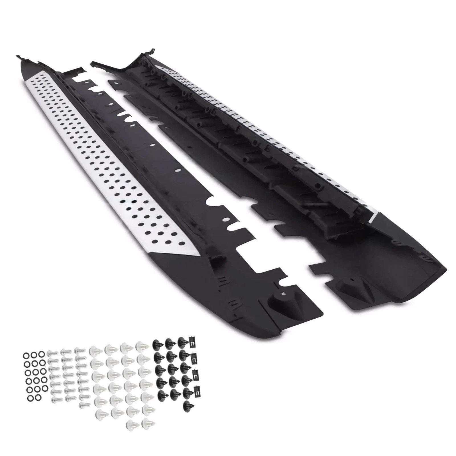 ALUMINIUM SIDE STEPS RUNNING BOARD FOOT RAILS OE STYLE FOR BMW X5 E70 2007-2013