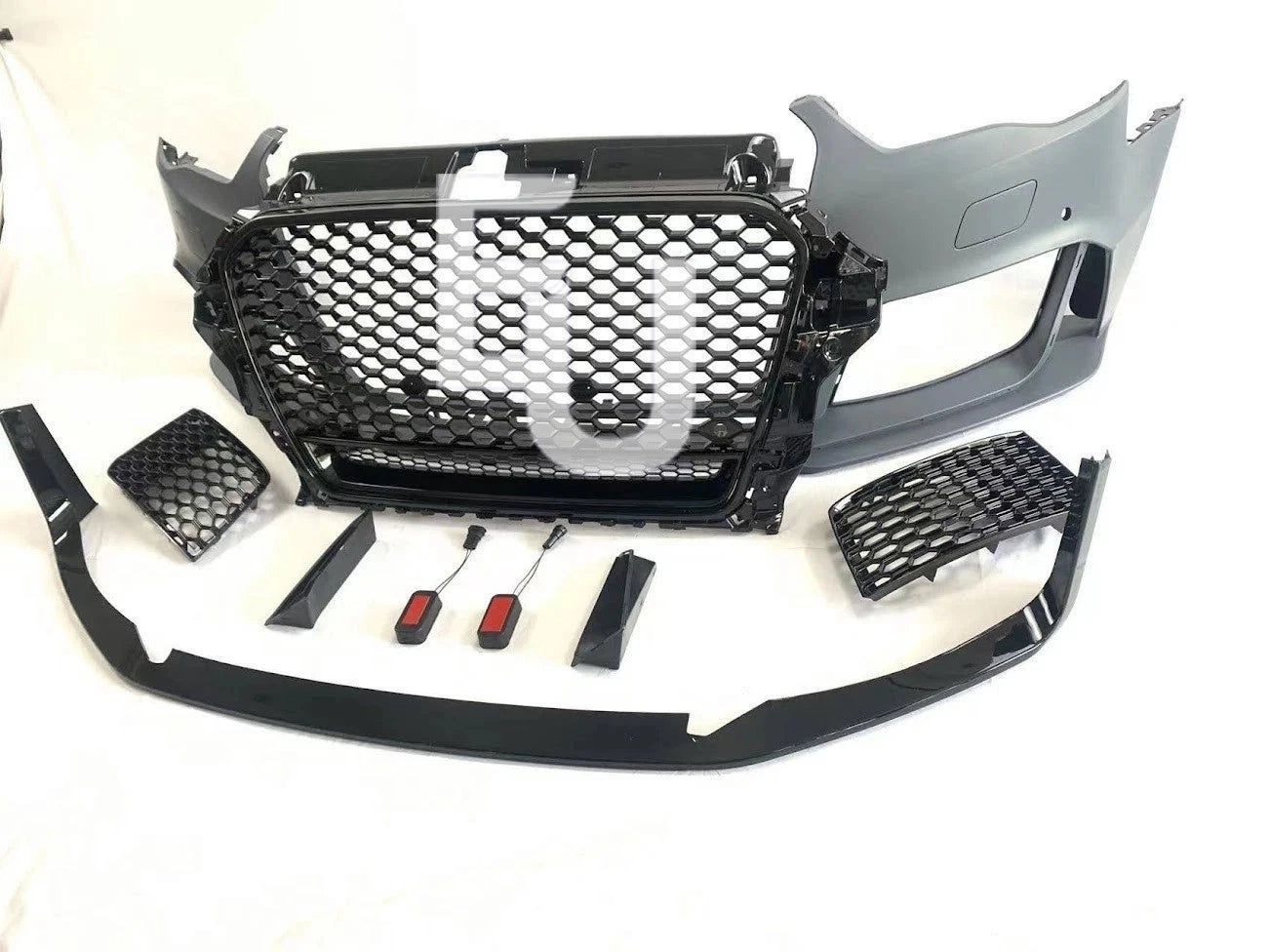 RS3 STYLE FRONT BUMPER CONVERSION KIT FOR AUDI A3 8V 2012-2016 HATCHBACK