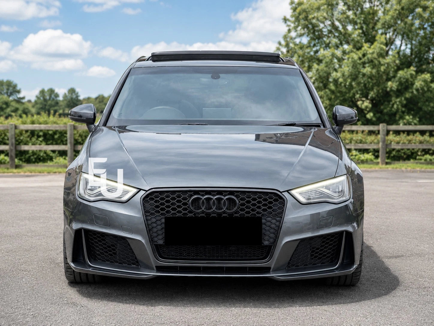 RS3 STYLE FRONT BUMPER CONVERSION KIT FOR AUDI A3 8V 12-16 HATCHBACK