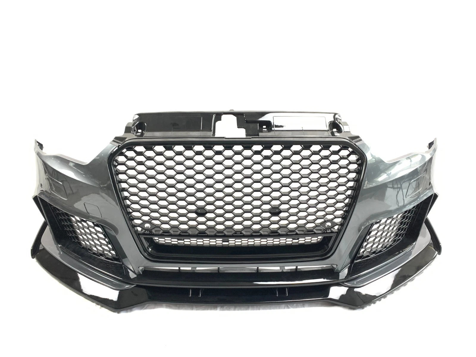 RS3 LOOK FRONT BUMPER BODYKIT FRONT SPLITTER FOR AUDI A3 S3 8V 2012-2016 HATCH