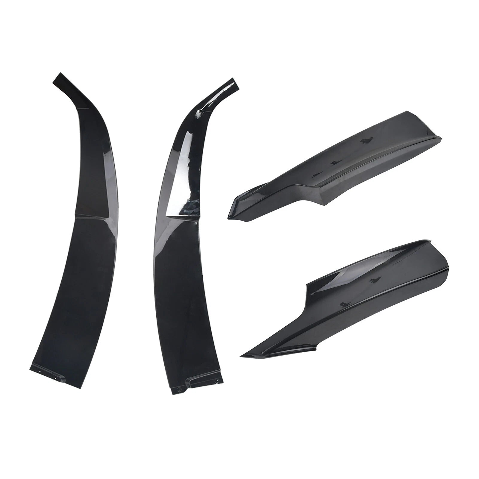 FOR BMW 3 SERIES F30 F31 M SPORT FRONT BUMPER SPLITTER LIP GLOSS BLACK 2012-2018