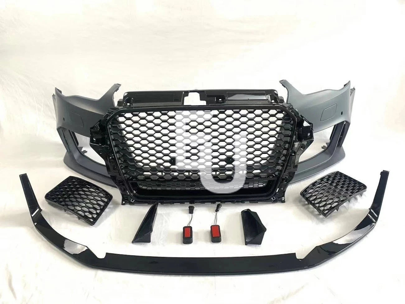 RS3 STYLE FRONT BUMPER CONVERSION KIT FOR AUDI A3 8V 2012-2016 HATCHBACK