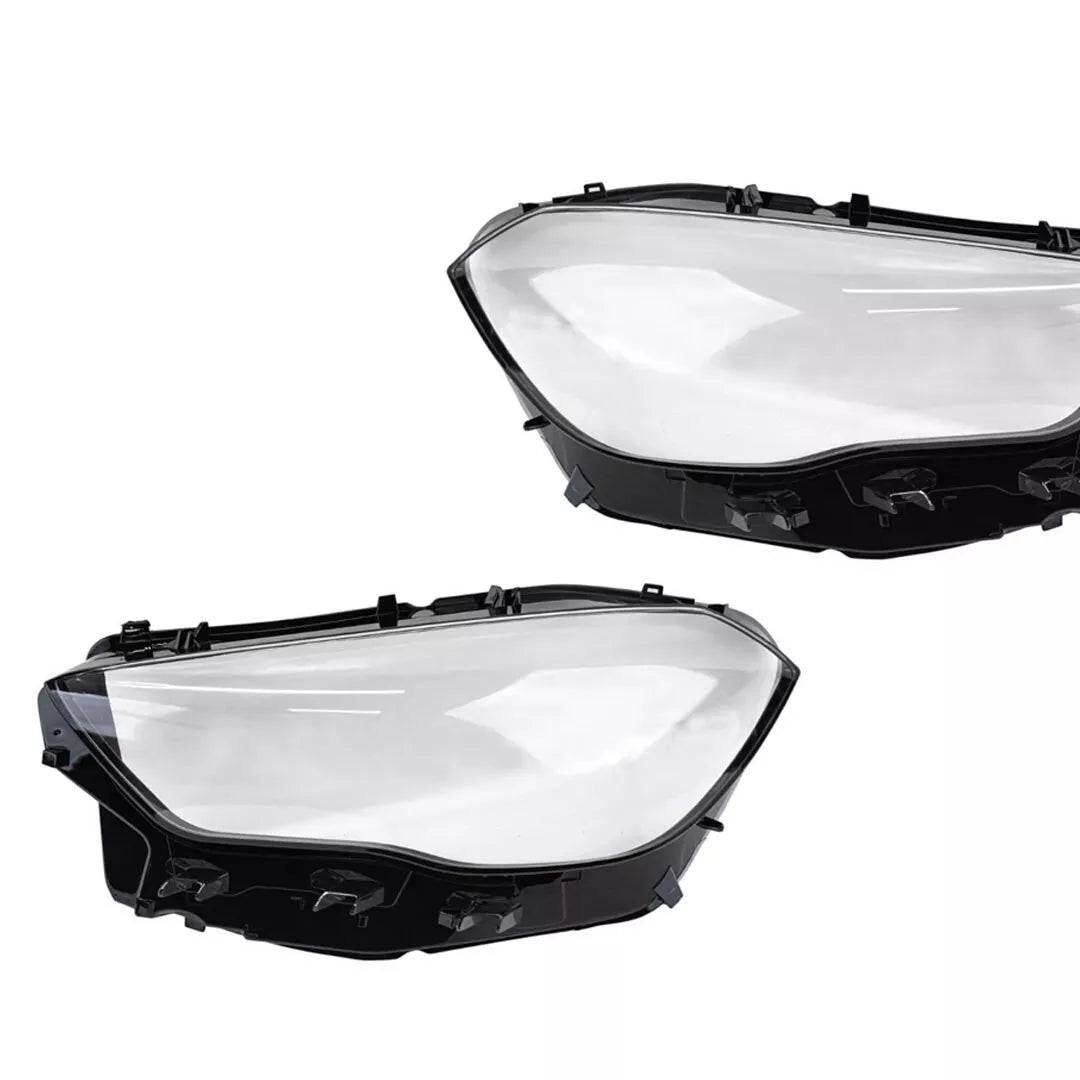 FOR MERCEDES GLA H247 PAIR LEFT RIGHT SIDE HEADLIGHT LENS COVER HEADLAMP 20-22