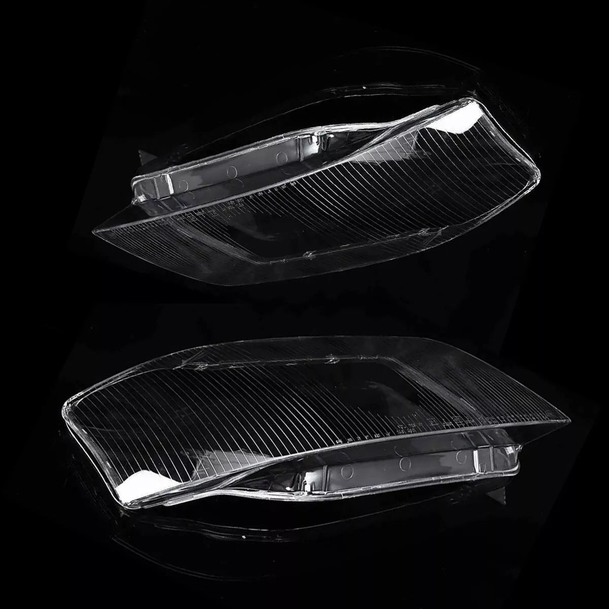 FOR AUDI A6 C5 LEFT RIGHT SIDE PAIR FRONT HEADLIGHT HEADLAMP LENS COVER 1998-02