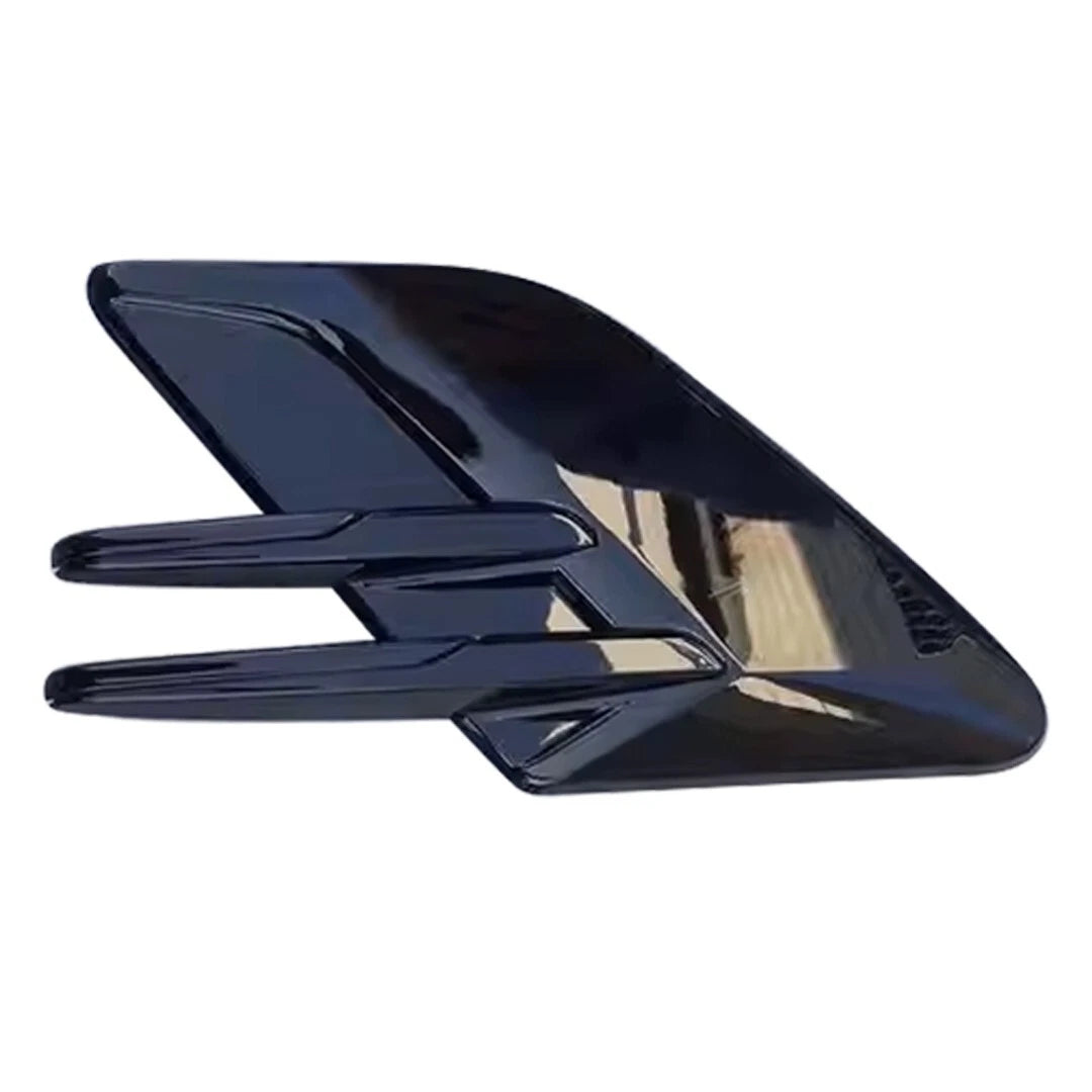 FOR RANGE ROVER SPORT L494 LCI SIDE WING AIR VENT INSERT TRIM GLOSS BLACK 2018+