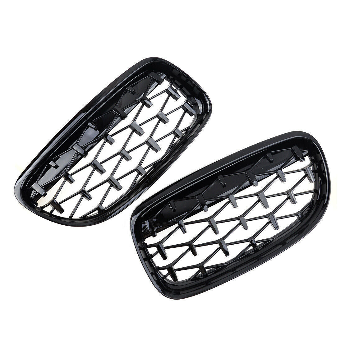 FOR BMW 3 SERIES E90 E91 SEDAN DIAMOND FRONT KIDNEY GRILL GRILLE FACELIFT 09-12