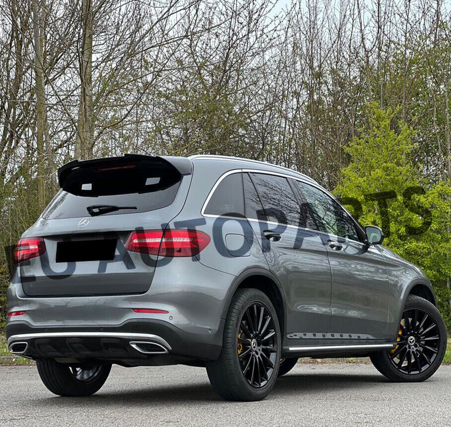 FOR MERCEDES GLC X253 SUV GLC63 AMG STYLE REAR ROOF SPOILER TRUNK LIP GLOSS 15+