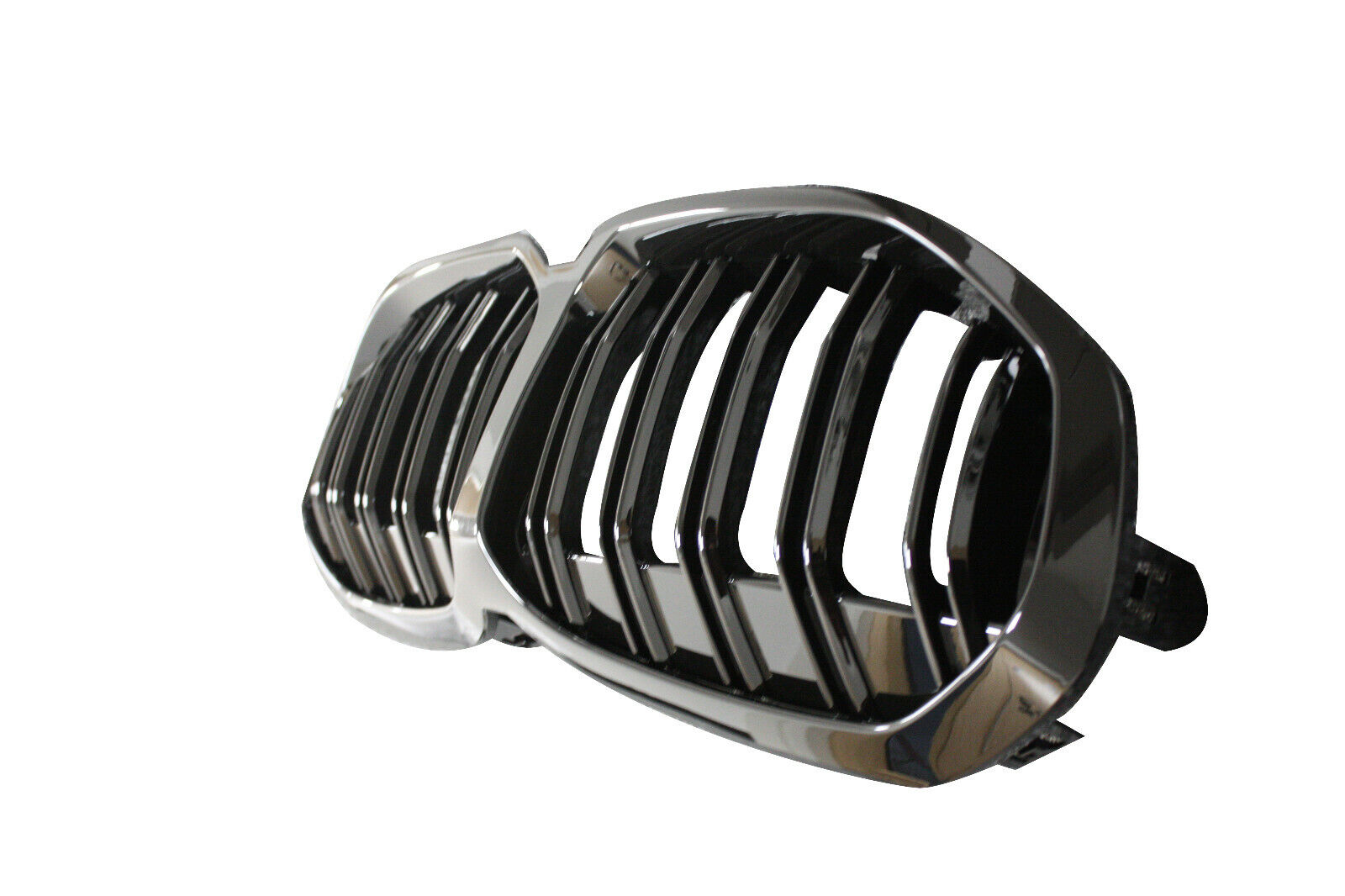 FOR BMW 1 SERIES F40 DOUBLE SLAT M SPORT FRONT GRILLE GRILL GLOSS BLACK 2019