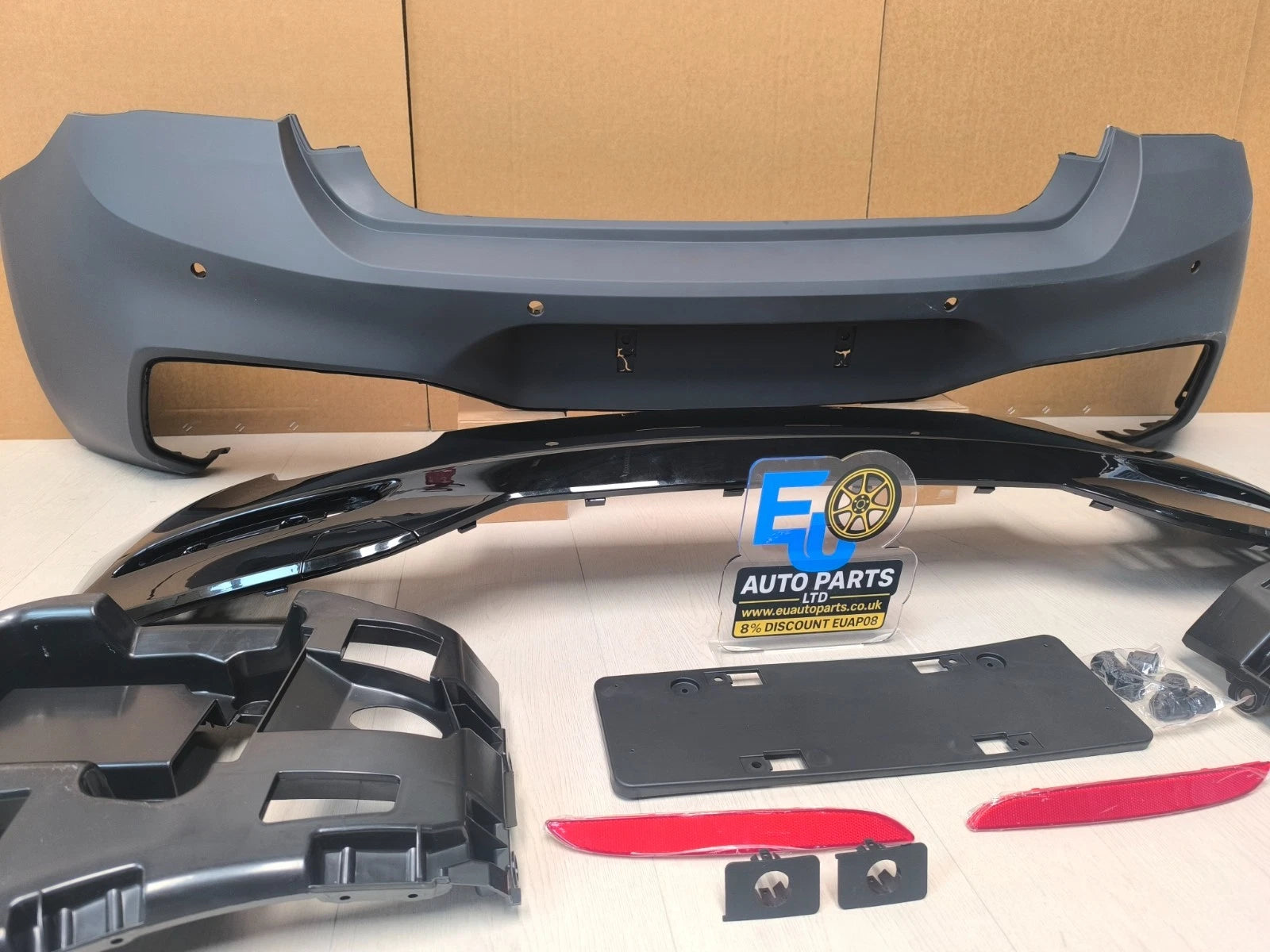 FOR BMW 1 SERIES F20 F21 2015-19 LCI M SPORT REAR BUMPER DIFFUSER M135i M140i