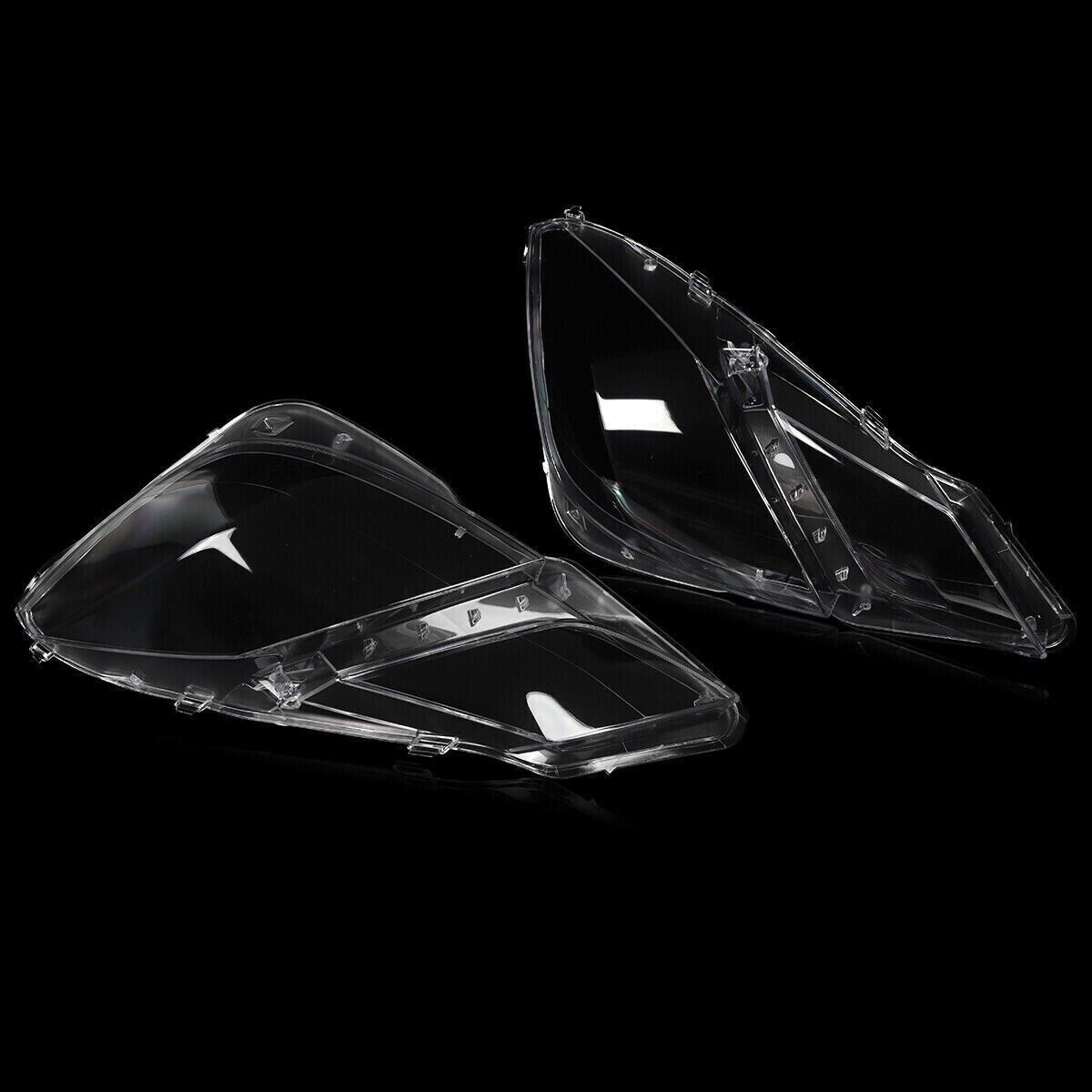 2X HEADLIGHT LENS FOR MERCEDES BENZ E CLASS W207/C207 09-13 HEADLAMP CLEAR COVER