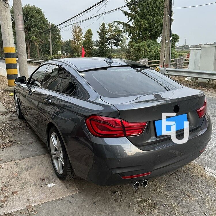REAR ROOF BOOT SPOILER WING LIP FOR BMW 4 SERIES F36 GRAN COUPE BLACK 2014-2021