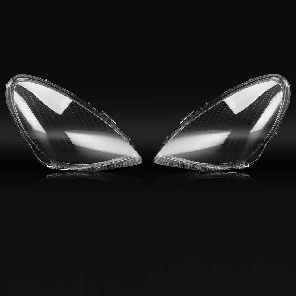 PAIR FRONT CLEAR HEADLIGHT LAMP LENS COVER FOR MERCEDES-BENZ SLK R171 2005-2011
