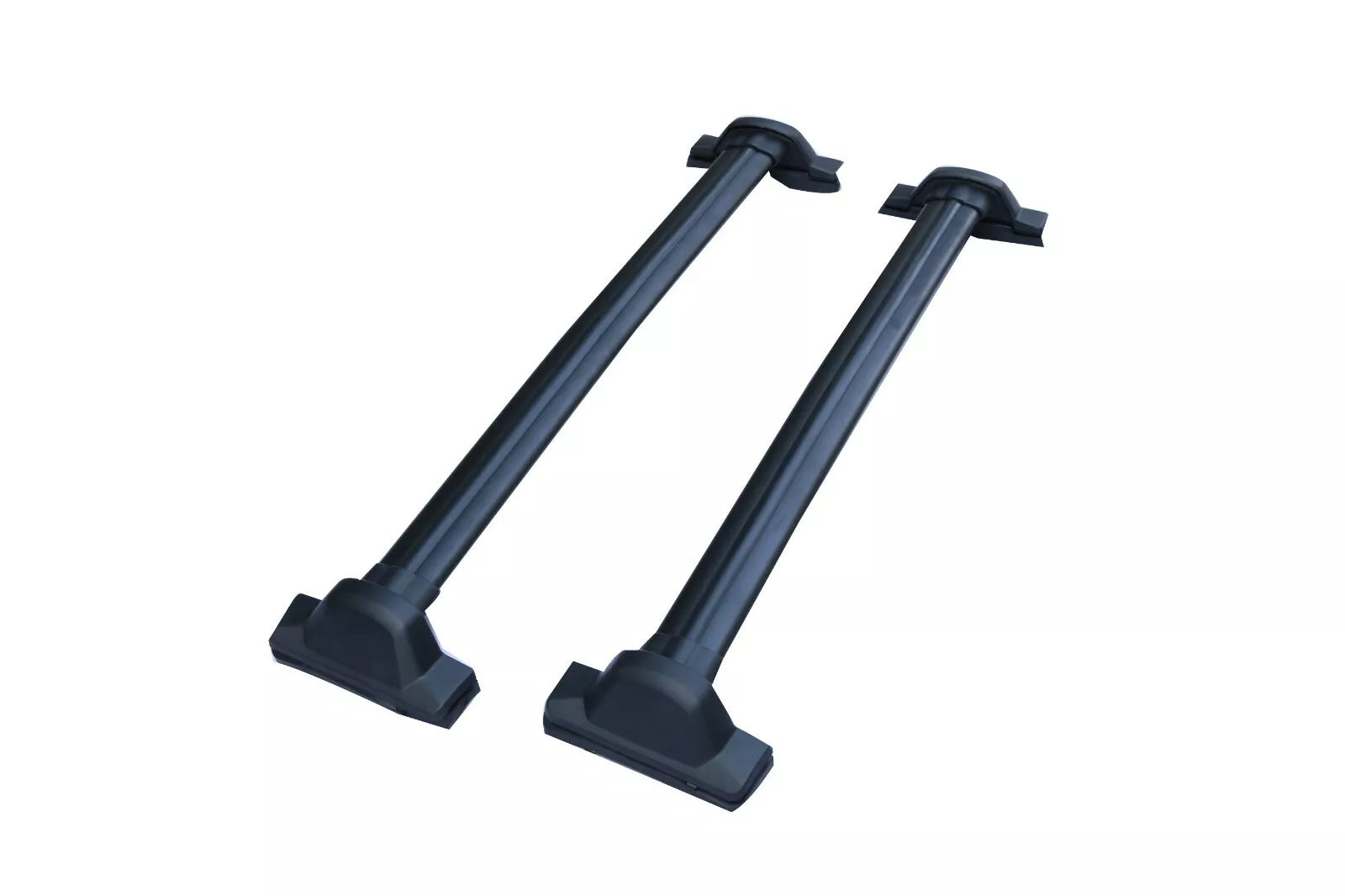 BLACK ROOF CROSS BARS FULL LENGTH TOP MOUNT LUGGAGE RACK FOR HONDA CRV MK3 07-11