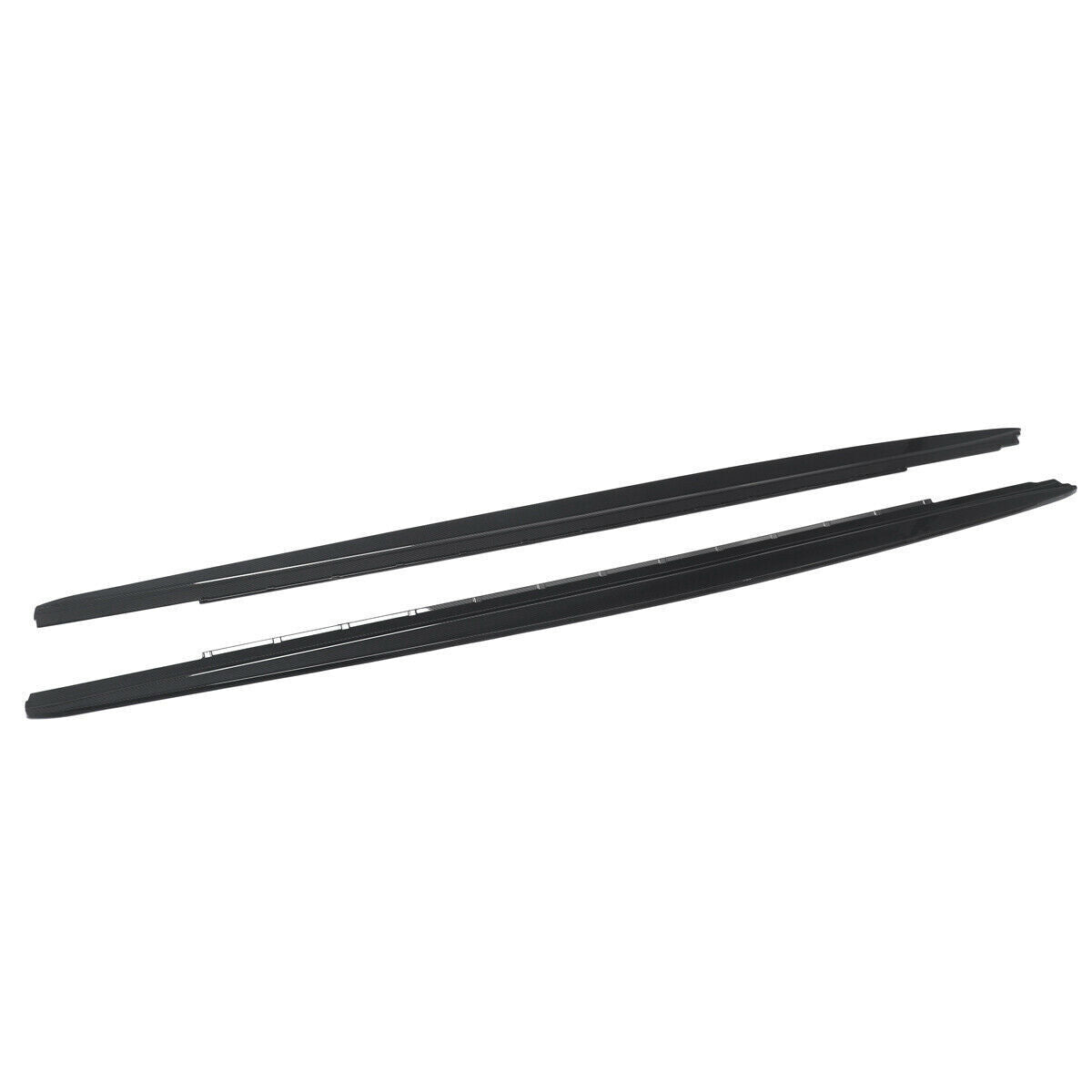 FOR BMW 5 SERIES G30 G31 F90 M5 M SPORT SIDE SKIRT EXTENSION BLADE CARBON LOOK