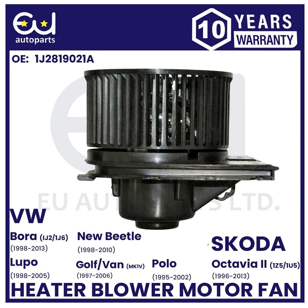 HEATER BLOWER MOTOR FAN FOR SKODA OCTAVIA MK2 VW GOLF MK4 POLO MK3 BEETLE BORA