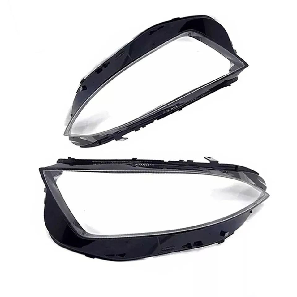 FOR MERCEDES CLS W257 2018+ LEFT RIGHT SIDE PAIR HEADLIGHT LENS HEADLAMP COVER