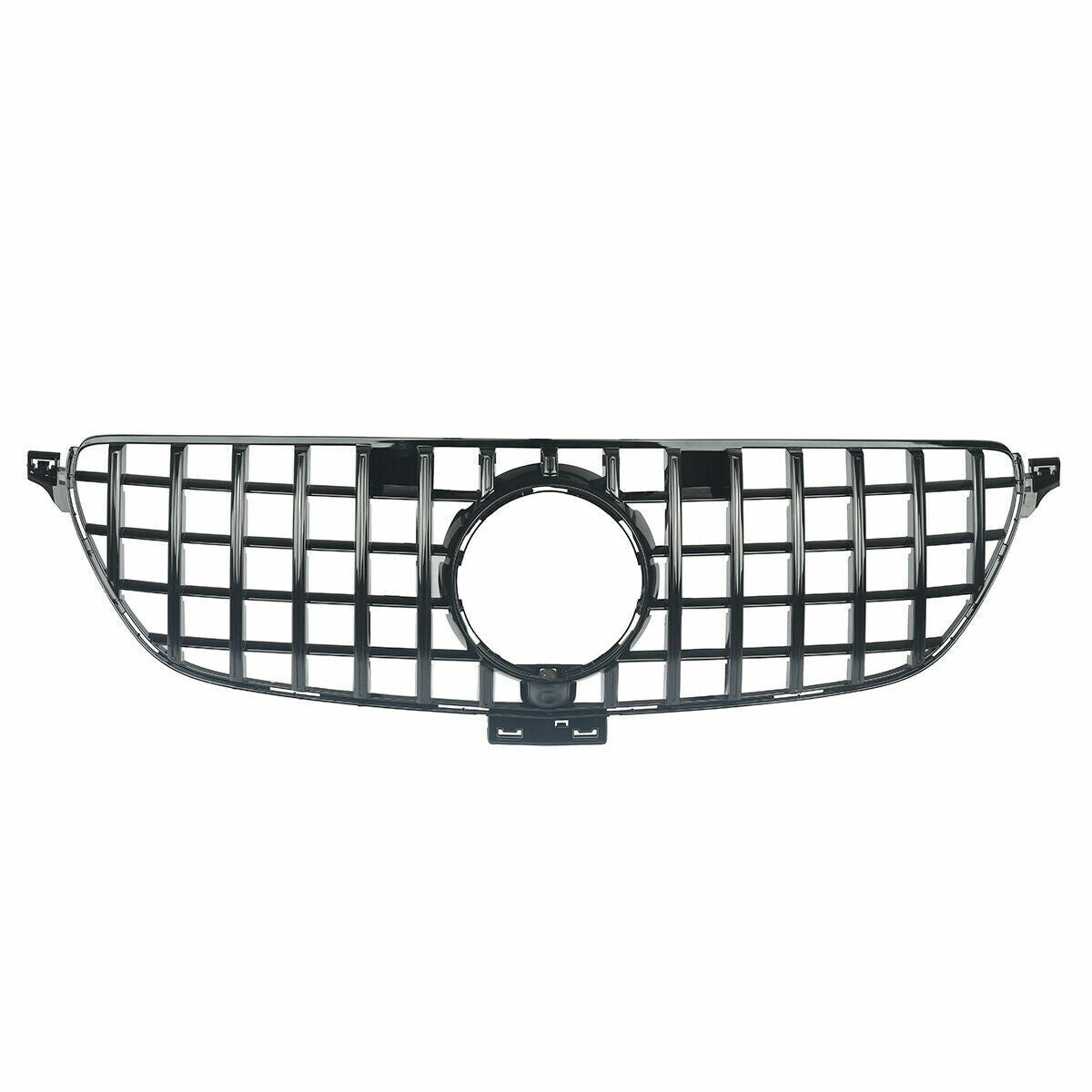 FOR MERCEDES GLE CLASS C292 COUPE FRONT GRILLE GRILL GT STYLE GLOSS BLACK 2015+