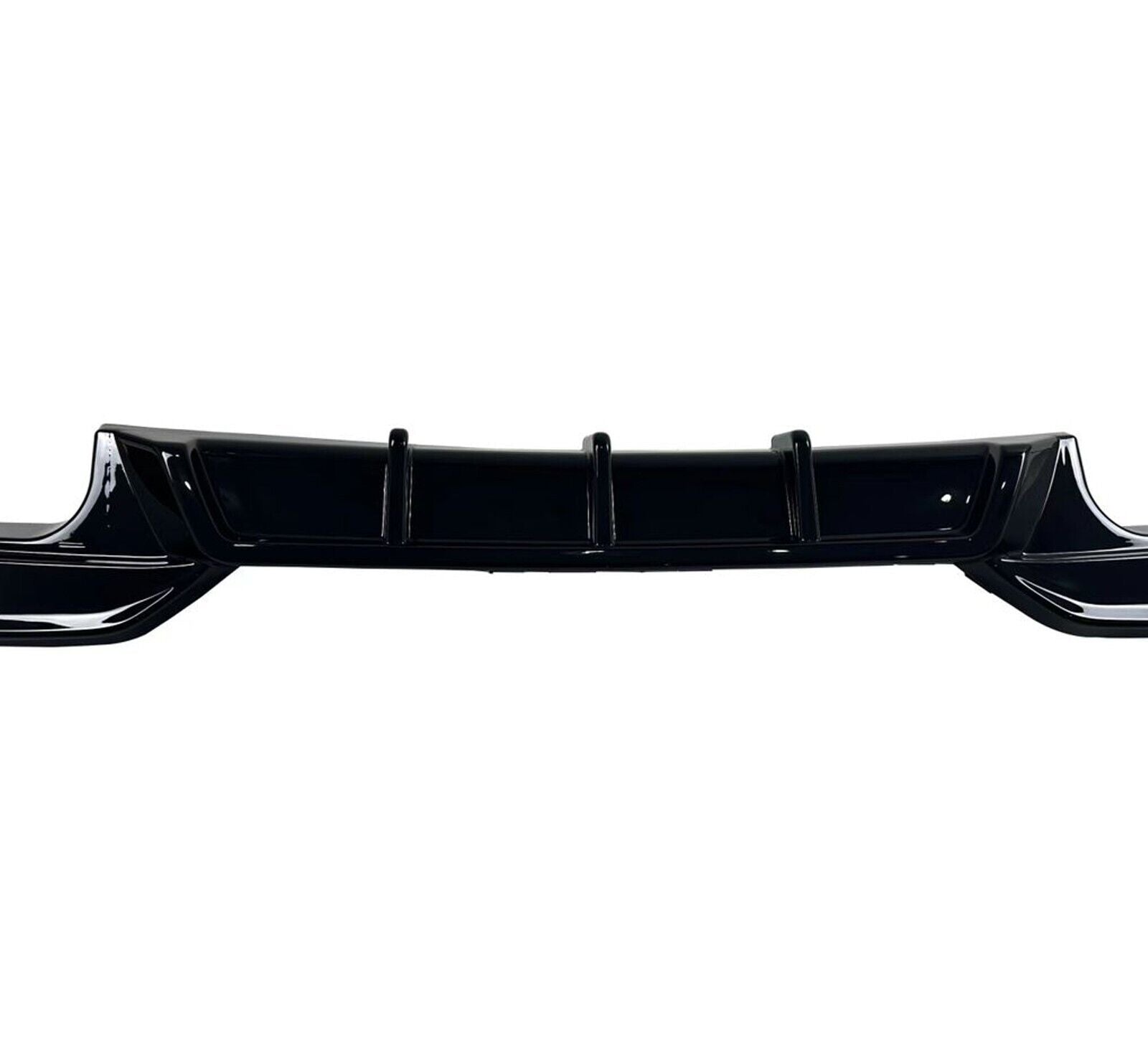 FOR BMW 6 SERIES F06 F12 F13 M-SPORT REAR DIFFUSER QUAD EXHUAST GLOSS 2012-2018