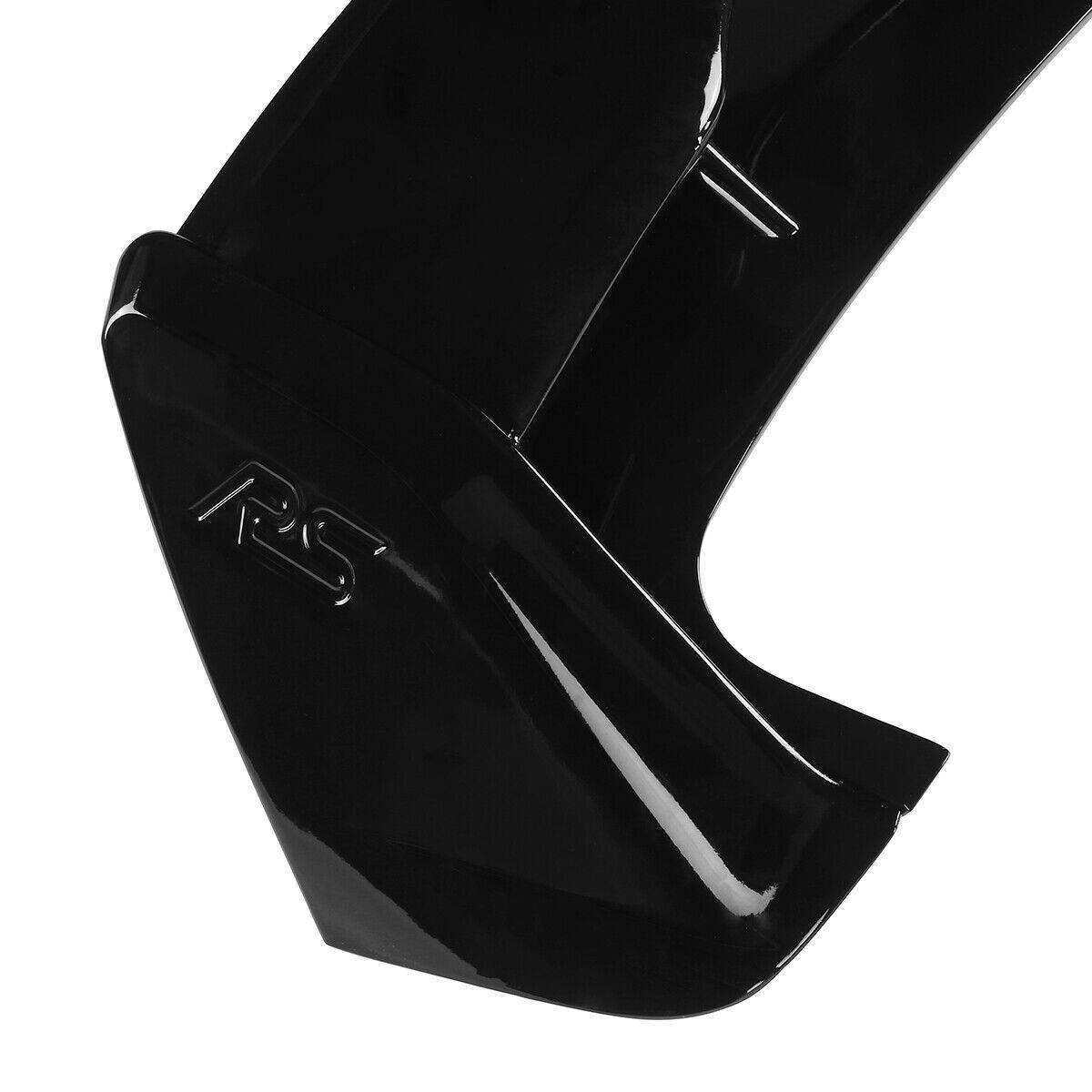 REAR BOOT ROOF SPOILER EXTENSION WING FOR FORD FOCUS RS STYLE 2012-18 MK3 BLACK