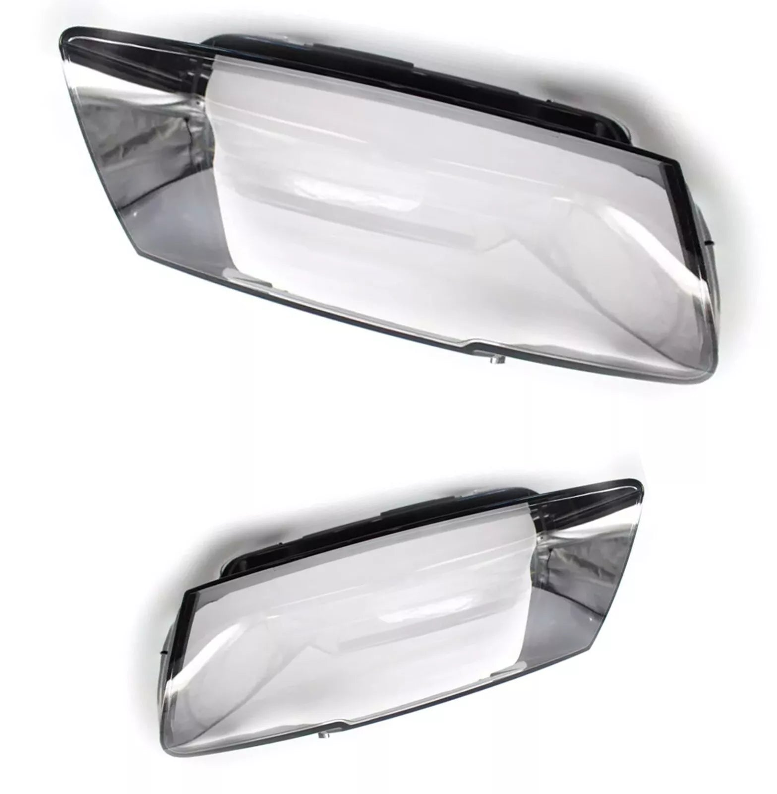 FOR AUDI Q5 8R LEFT RIGHT SIDE PAIR FRONT HEADLIGHT HEADLAMP LENS COVER 2012-17