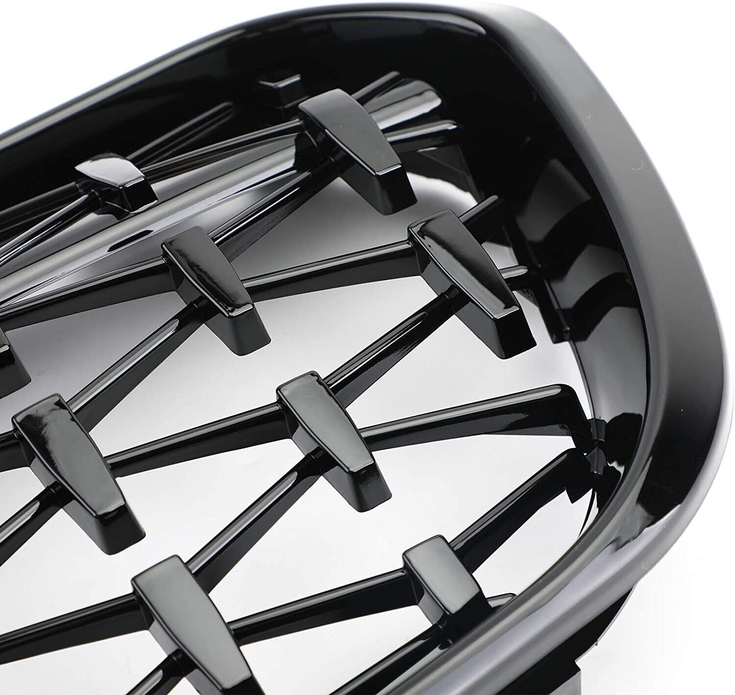 FOR BMW F20 F21 1 SERIES DIAMOND BLACK FRONT KIDNEY GRILLE GRILL 15-19 FACELIFT