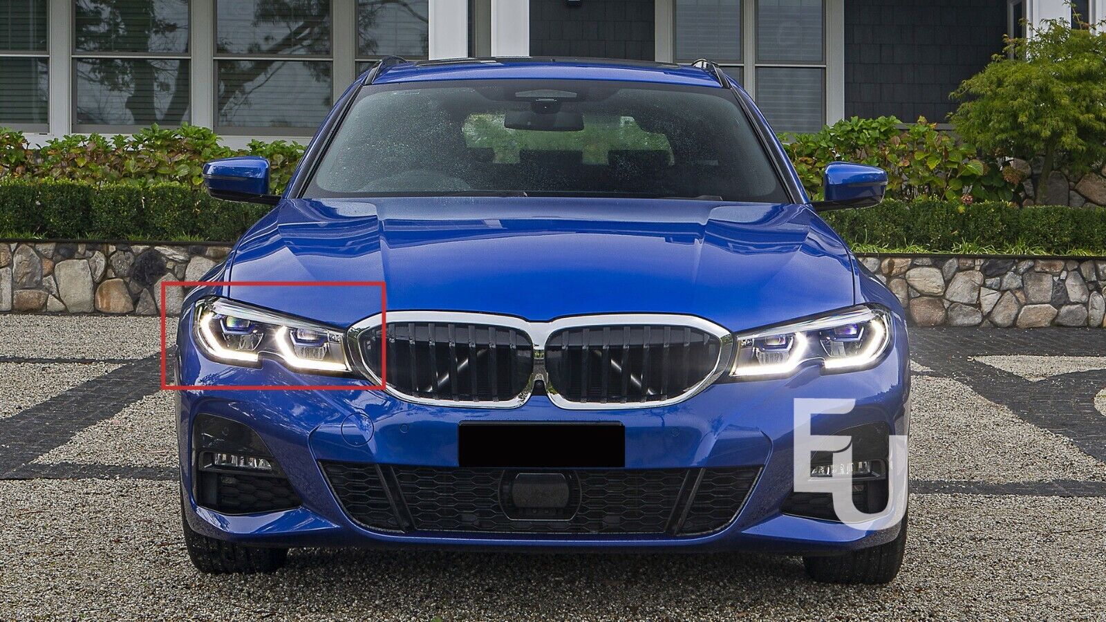 RIGHT SIDE HEADLIGHT LENS COVER SHELL LAMPSHADE FOR BMW G20 G21 3 SERIES 19-2021