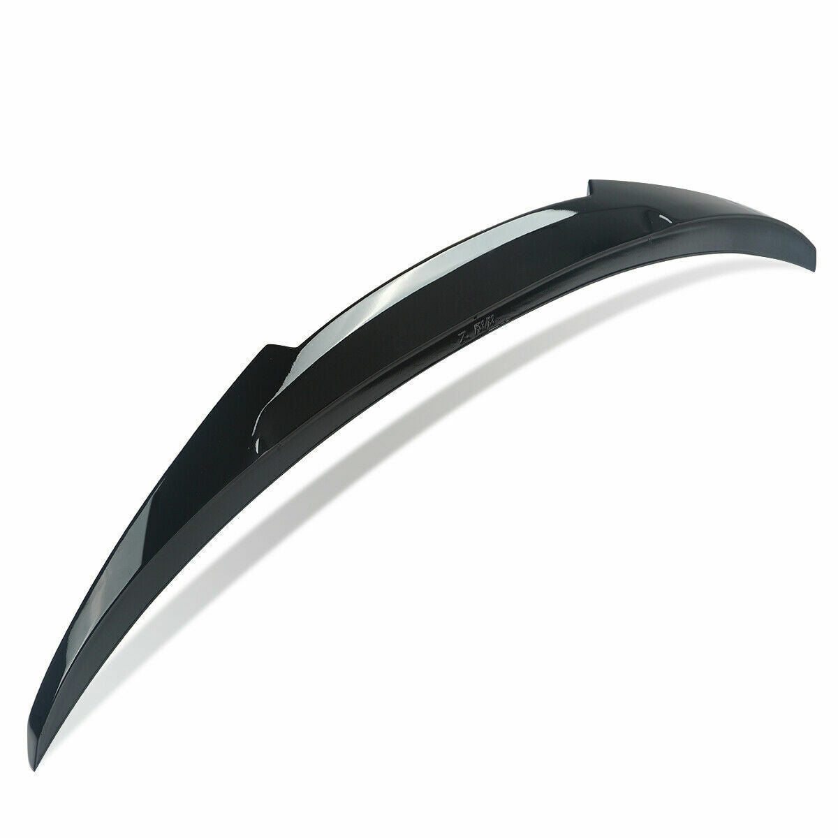 FOR BMW 4 SERIES F33 F83 M4 V STYLE REAR TRUNK BOOT LIP SPOILER 13+ GLOSS BLACK