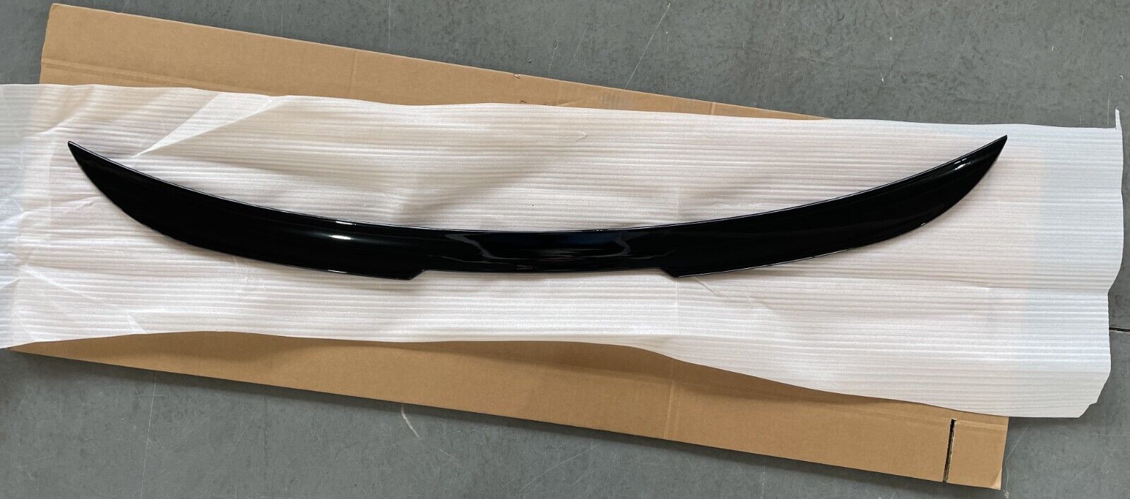 REAR BOOT TRUNK SPOILER LIP WING FOR AUDI A7 S7 RS7 4G SEDAN 10-2018 GLOSS BLACK