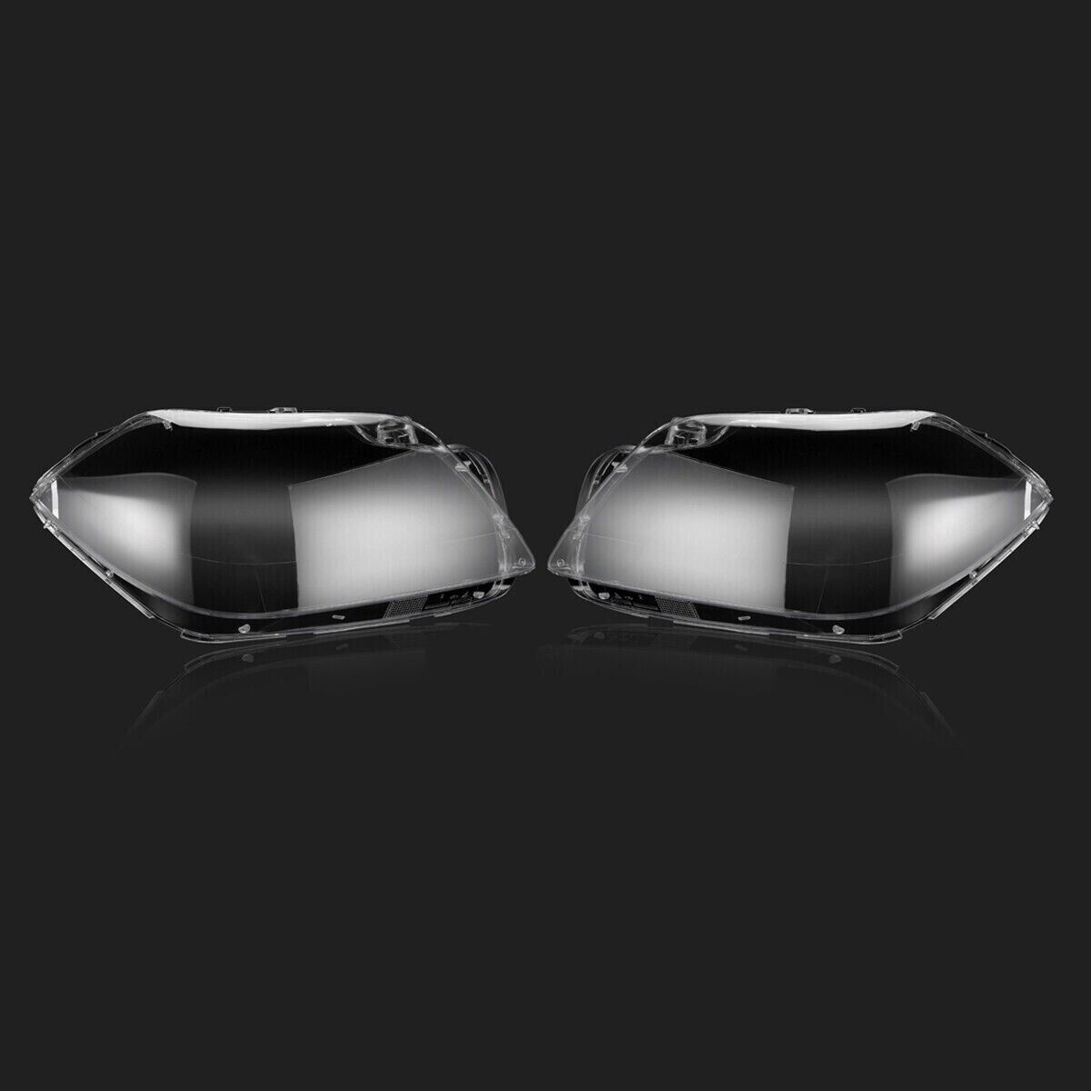 FOR 2012-14 MERCEDES-BENZ ML CLASS W166 HEADLIGHT LENS COVER LAMPSHADE L+R PAIR