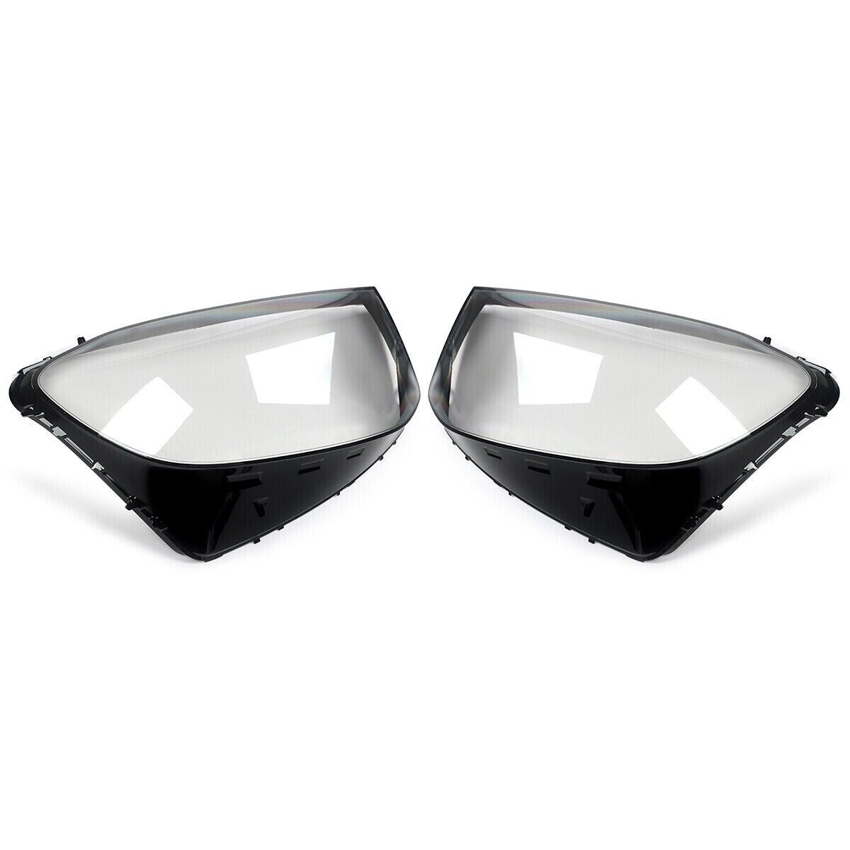 FOR MERCEDES BENZ GLC X253/C253 2015-19 HEADLIGHT GLASS LENS COVER L+R PAIR NEW