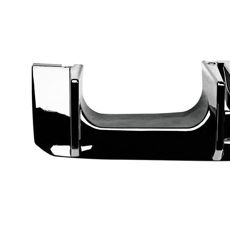 FOR BMW G80 M3 G82 G83 M4 REAR BUMPER DIFFUSER LIP GLOSS BLACK W/LED LIGHT 21-23
