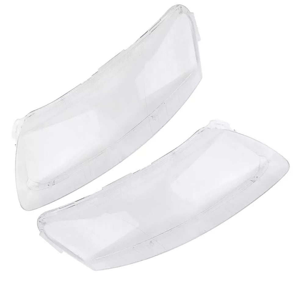 FOR AUDI A6 C6 LEFT RIGHT SIDE PAIR FRONT HEADLIGHT HEADLAMP LENS COVER 2006-11