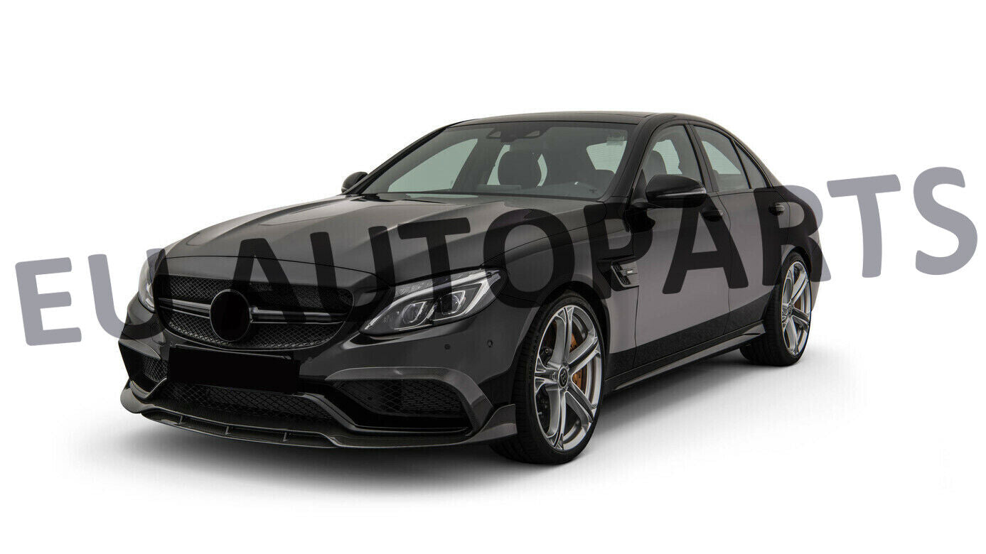 FOR MERCEDES C63 FRONT SPLITTER LIP AMG W205 A205 C205 BBS F1  LOOK 2015-2018