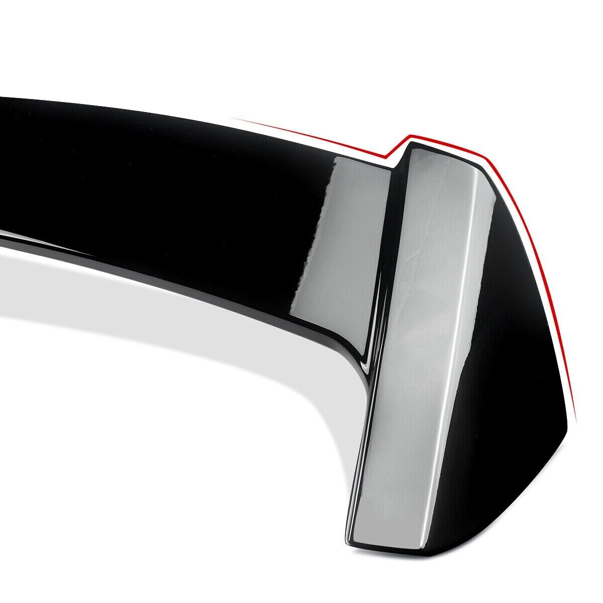 FOR BMW 1 SERIES E87 E81 REAR ROOF SPOILER TRUNK WING GLOSS BLACK 2004-2011