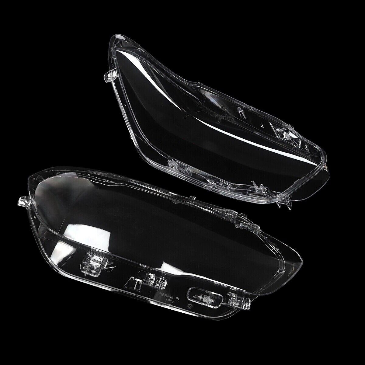 FOR BMW 1 SERIES F20 F21 LCI HEADLIGHT HEADLAMP LENS COVER LEFT+RIGHT 2015-2019