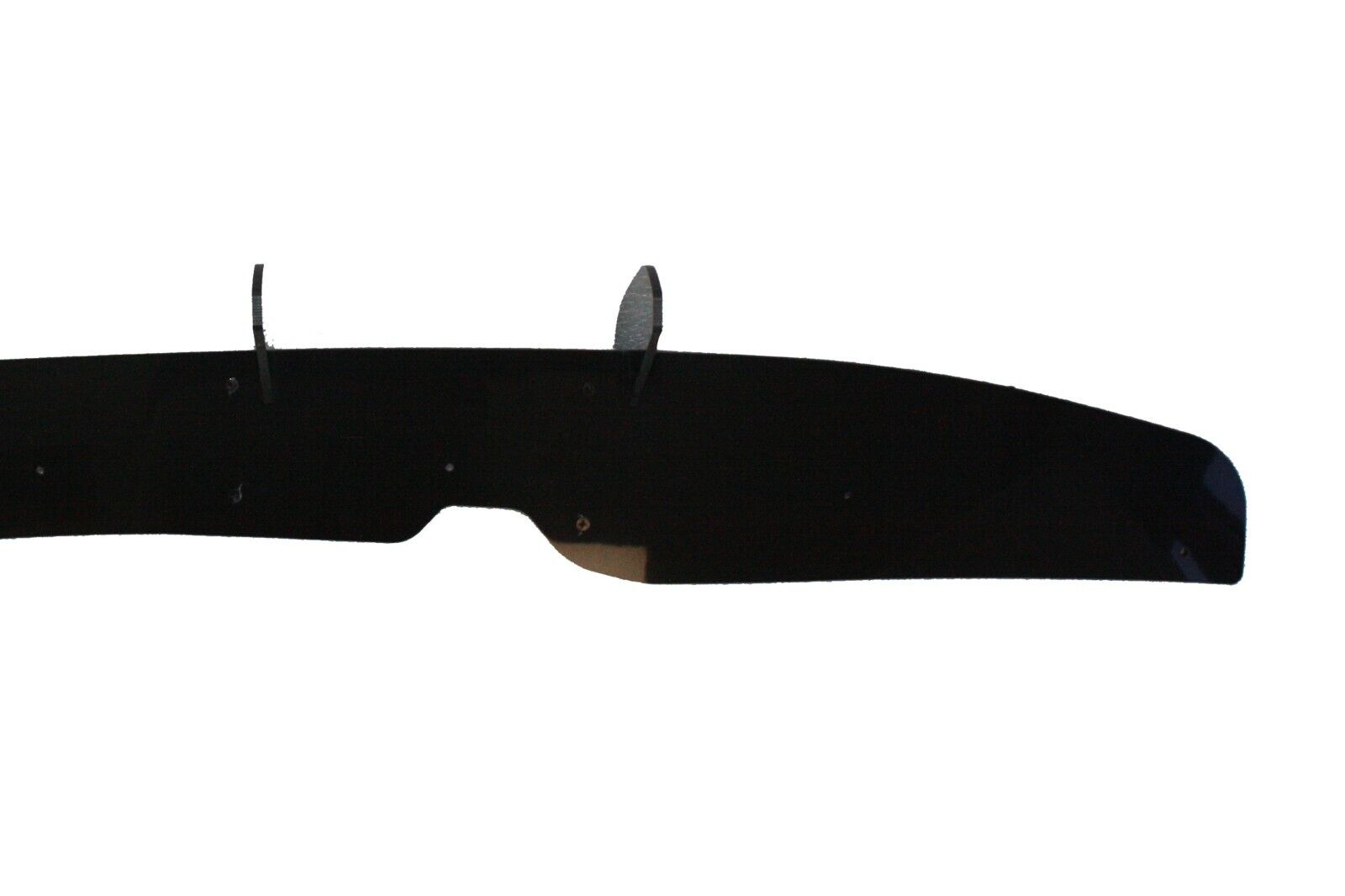 FOR VW POLO MK6 AW GTI R LINE REAR BLADE FIN DIFFUSER SPOILER GLOSS BLACK 2018+
