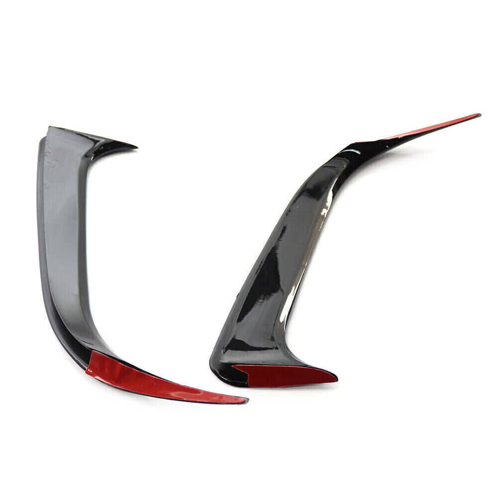 FOR MERCEDES CLA W117  REAR BUMPER SPOILER AIR VENT COVER GLOSS BLACK