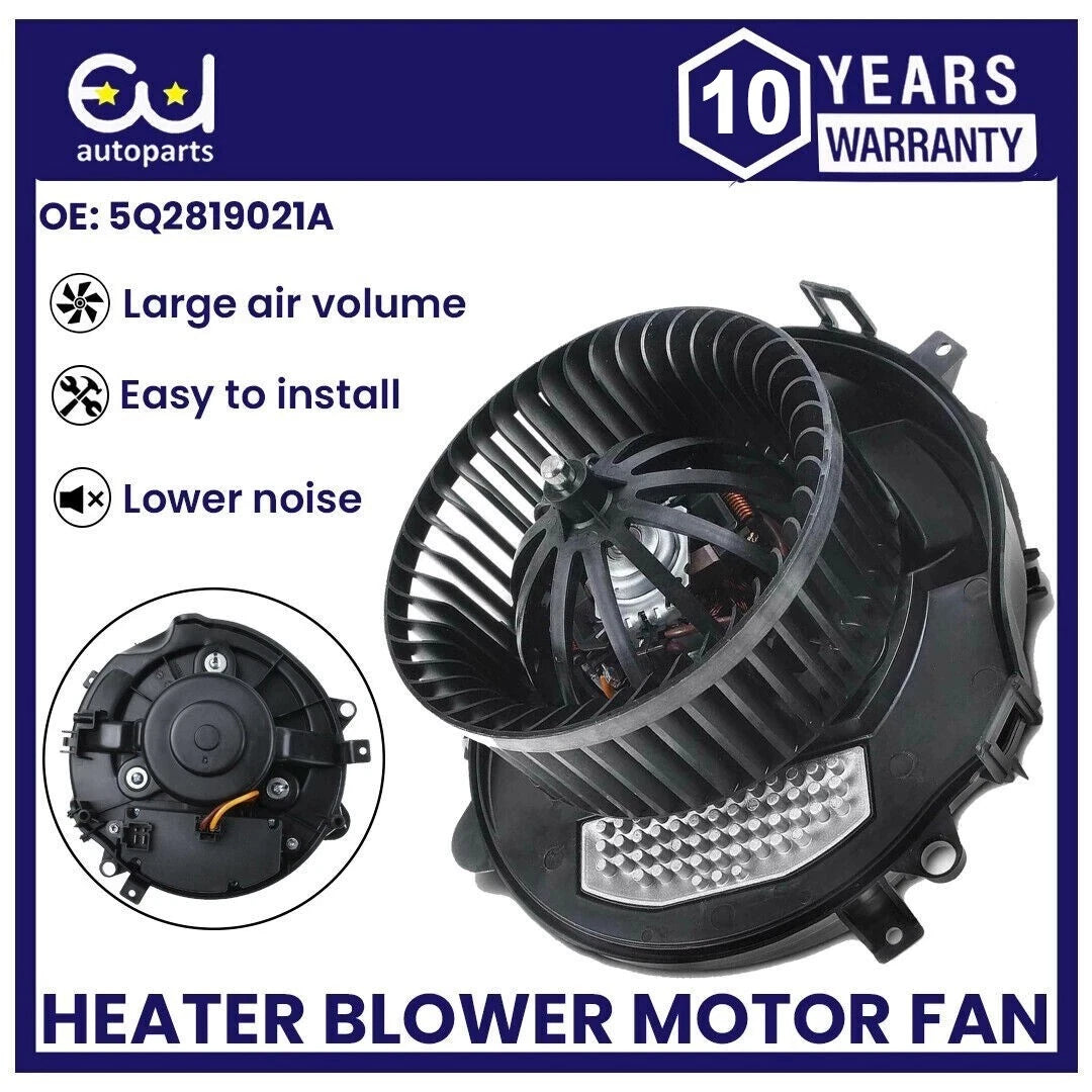 HEATER BLOWER MOTOR FAN WITH RESISTOR FOR SKODA OCTAVIA MK3 MK4 SKODA SUPERB MK3