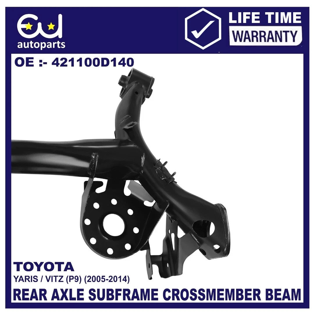 REAR AXLE SUBFRAME CROSSMEMBER BEAM FOR TOYOTA YARIS MK2 P9 05-14 (DISC BRAKES)