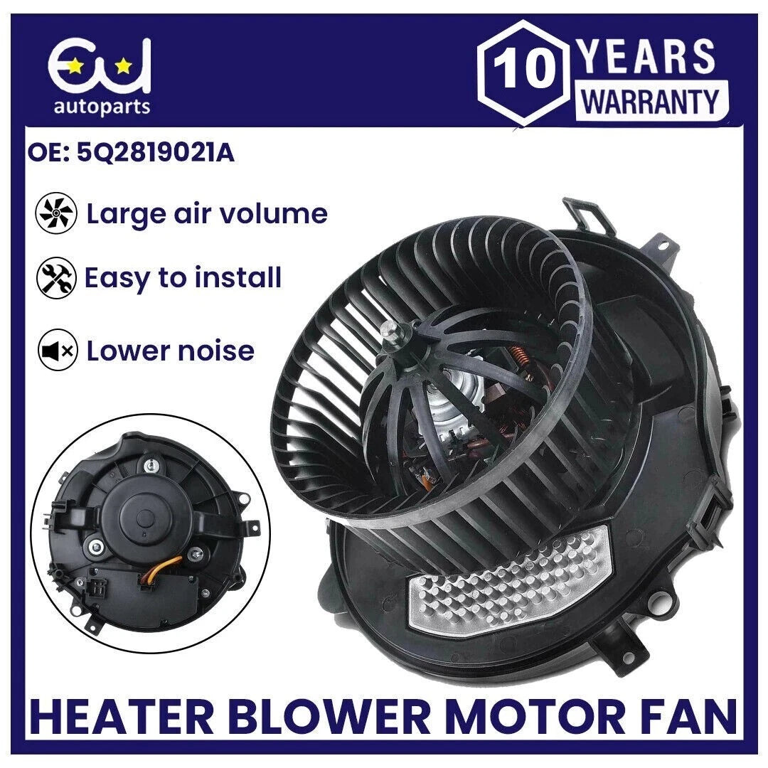 HEATER BLOWER MOTOR FAN WITH RESISTOR FOR SKODA OCTAVIA MK3 MK4 SKODA SUPERB MK3