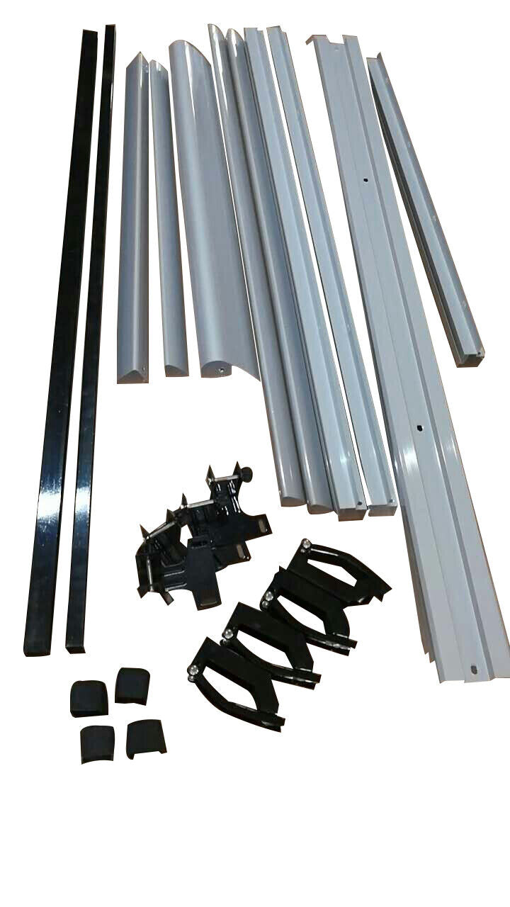 UNIVERSAL CAR ROOF RACK BASKET TRAY LUGGAGE CARGO CARRIER ALUMINIUM SILVER 127CM