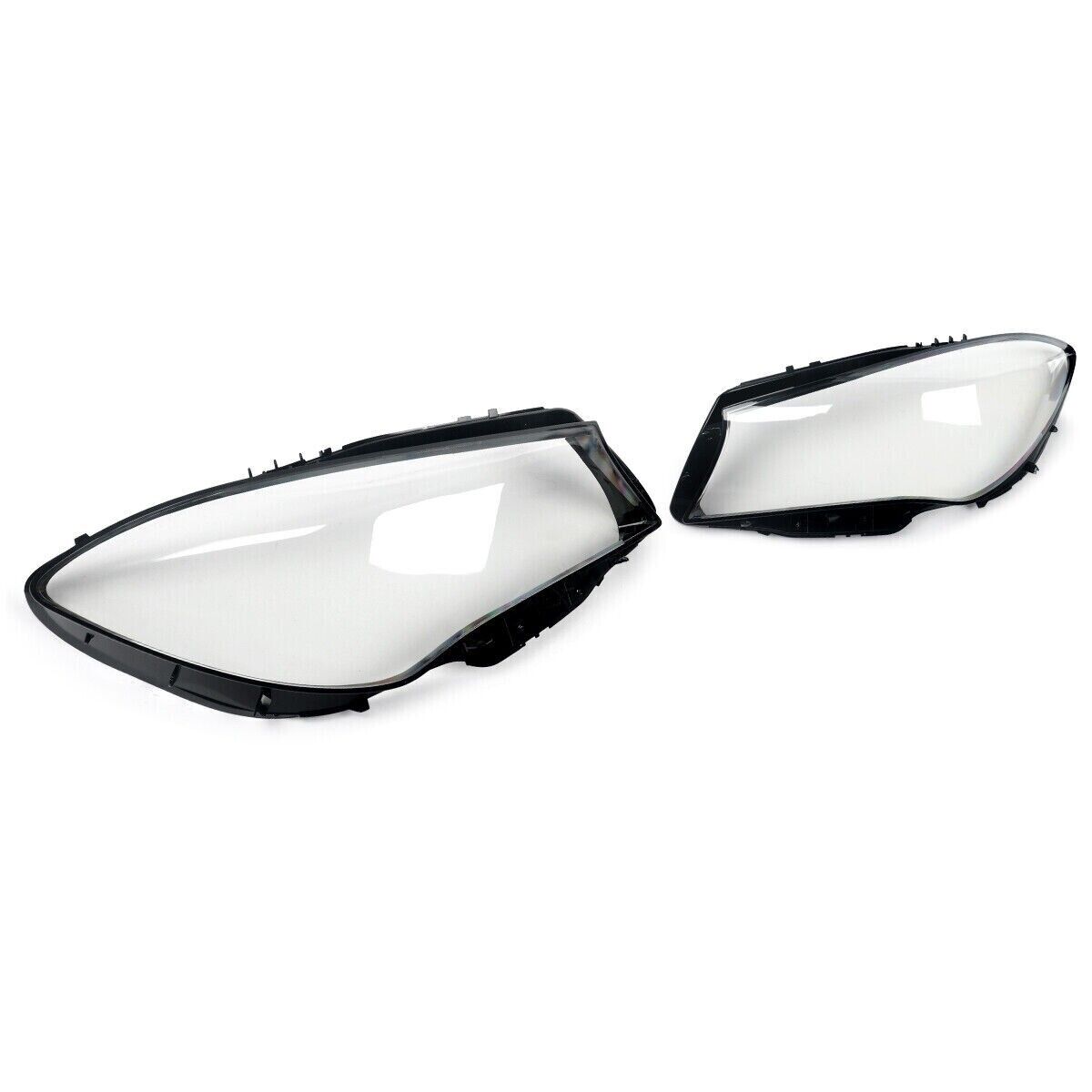 PAIR FOR MERCEDES-BENZ CLA W117 C117 HEADLIGHT HEADLAMP LENS COVER 2017-2019 LCI
