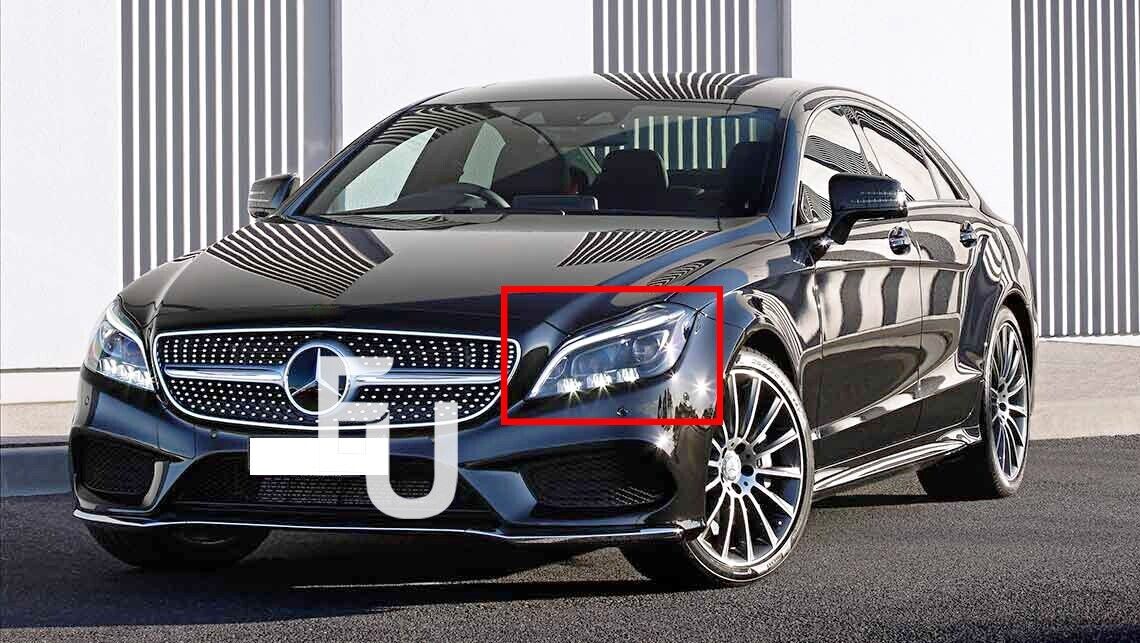 FOR MERCEDES CLS W218 C218 HEADLIGHT LENS LEFT SIDE PASSENGERS SIDE 2014-2018