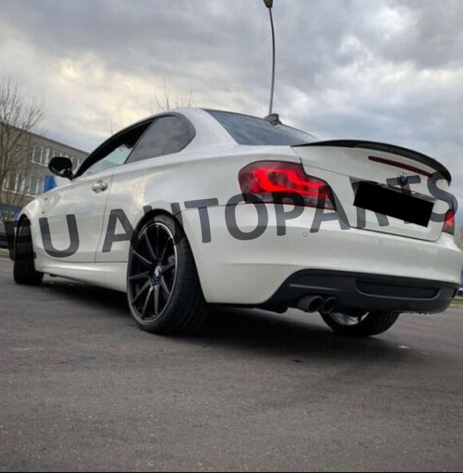 FOR BMW 1 SERIES E82 REAR BOOT SPOILER TRUNK PERFORMANCE LIP GLOSS BLK 2007-2013