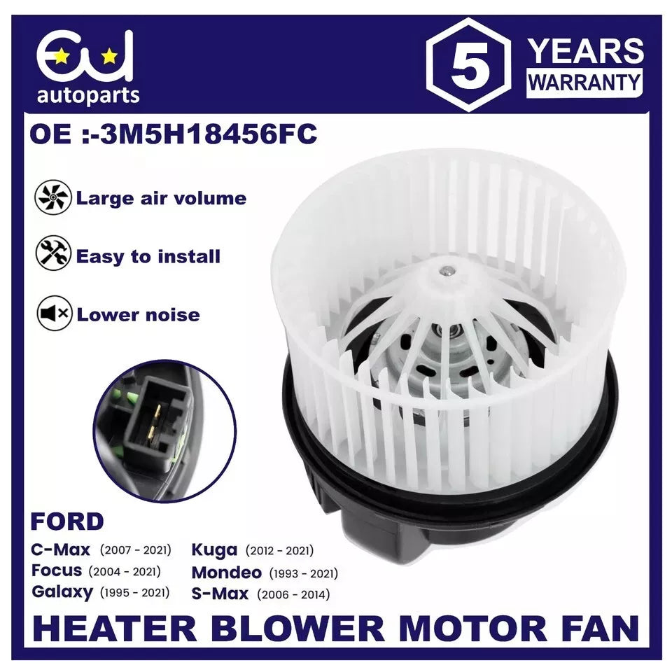 FOR FORD KUGA MK2 MONDEO MK3 MK4 MK5 GALAXY MK2 S-MAX HEATER BLOWER MOTOR FAN