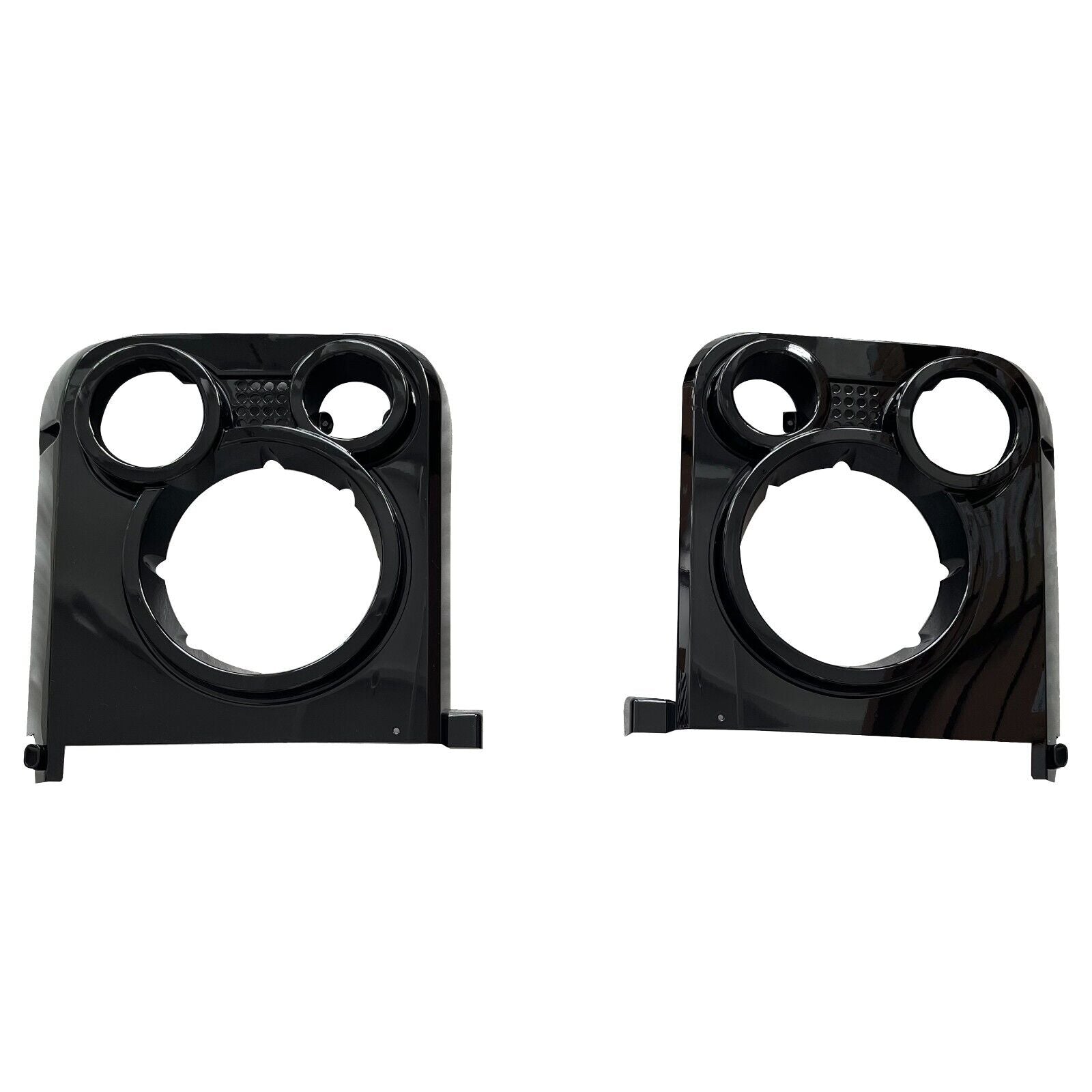 For Land Rover Defender Front Grille & Headlamp Cases SVX Style Gloss Black