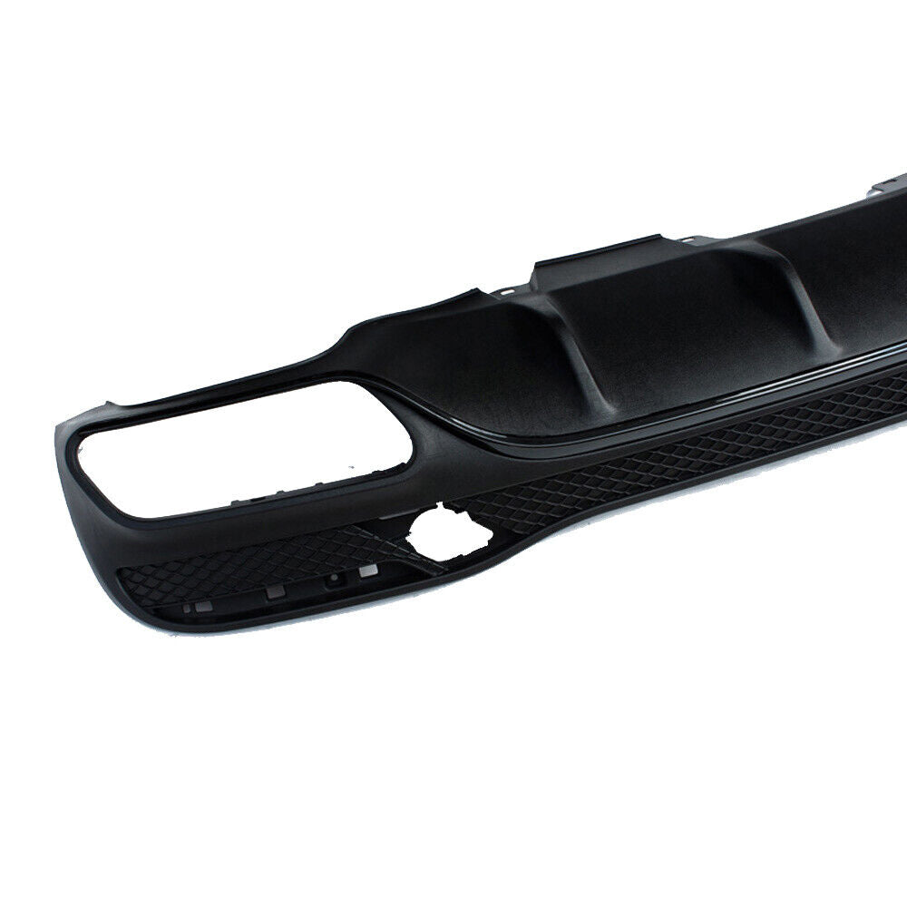 FOR MERCEDES GLE ML W166 SUV GLE63 STYLE REAR DIFFUSER VALANCE & BLACK TAILPIPES