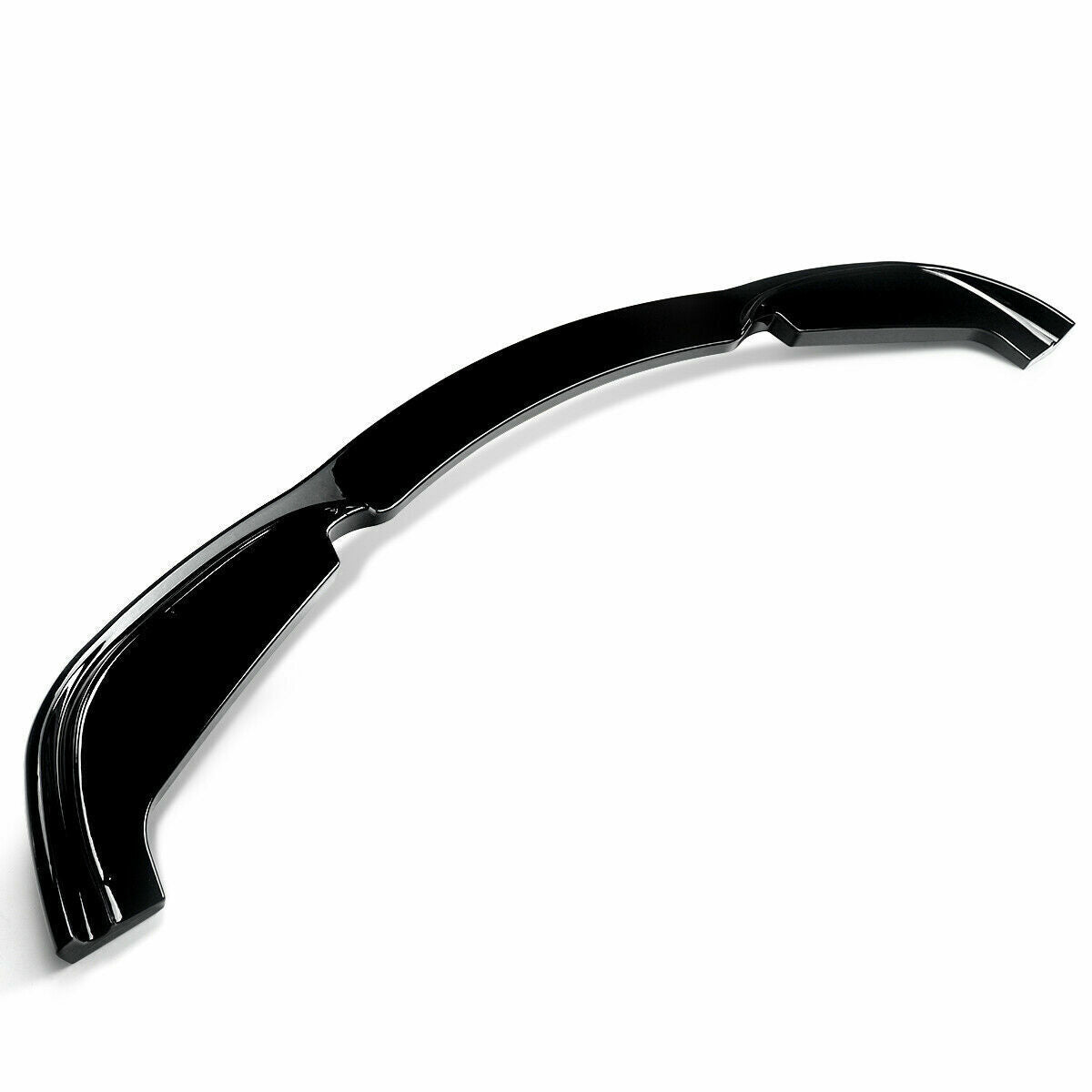 FOR BMW 3 SERIES E46 SALOON M SPORT FRONT SPLITTER SPOILER LIP GLOSS BLK 1998-05