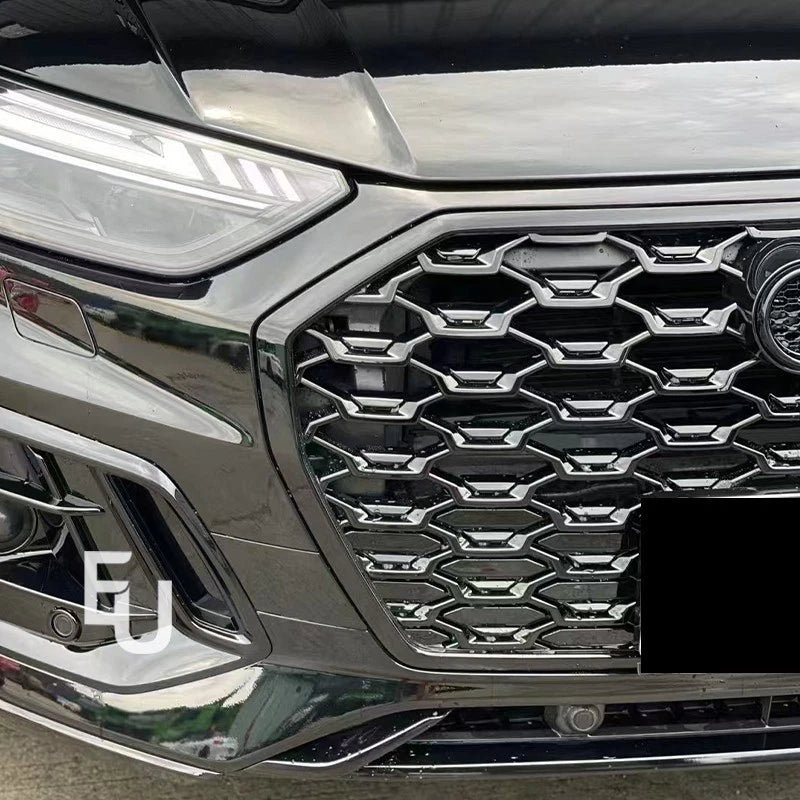 FOR AUDI Q5 FRONT BUMPER MOLDING LOWER TRIM 2021-2024 FACELIFT BLACK